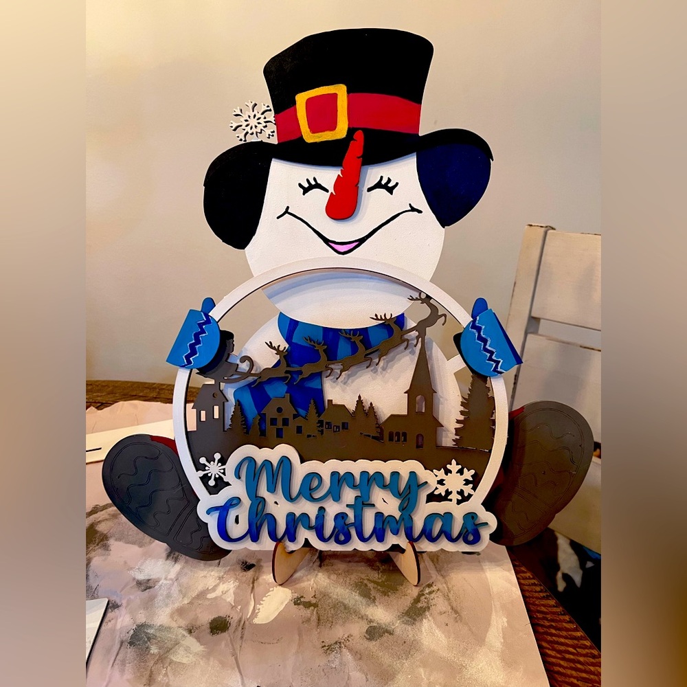 Snowglobe Snowman